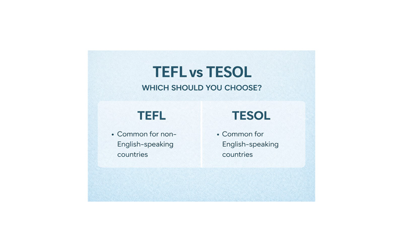 TEFL vs TESOL – Which Should You Choose?
