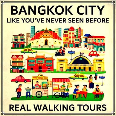 Walking tour in Bangkok